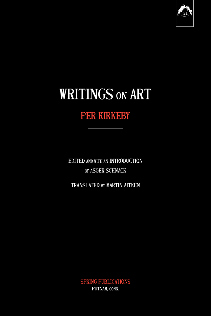 Kirkeby: Writings on Art
