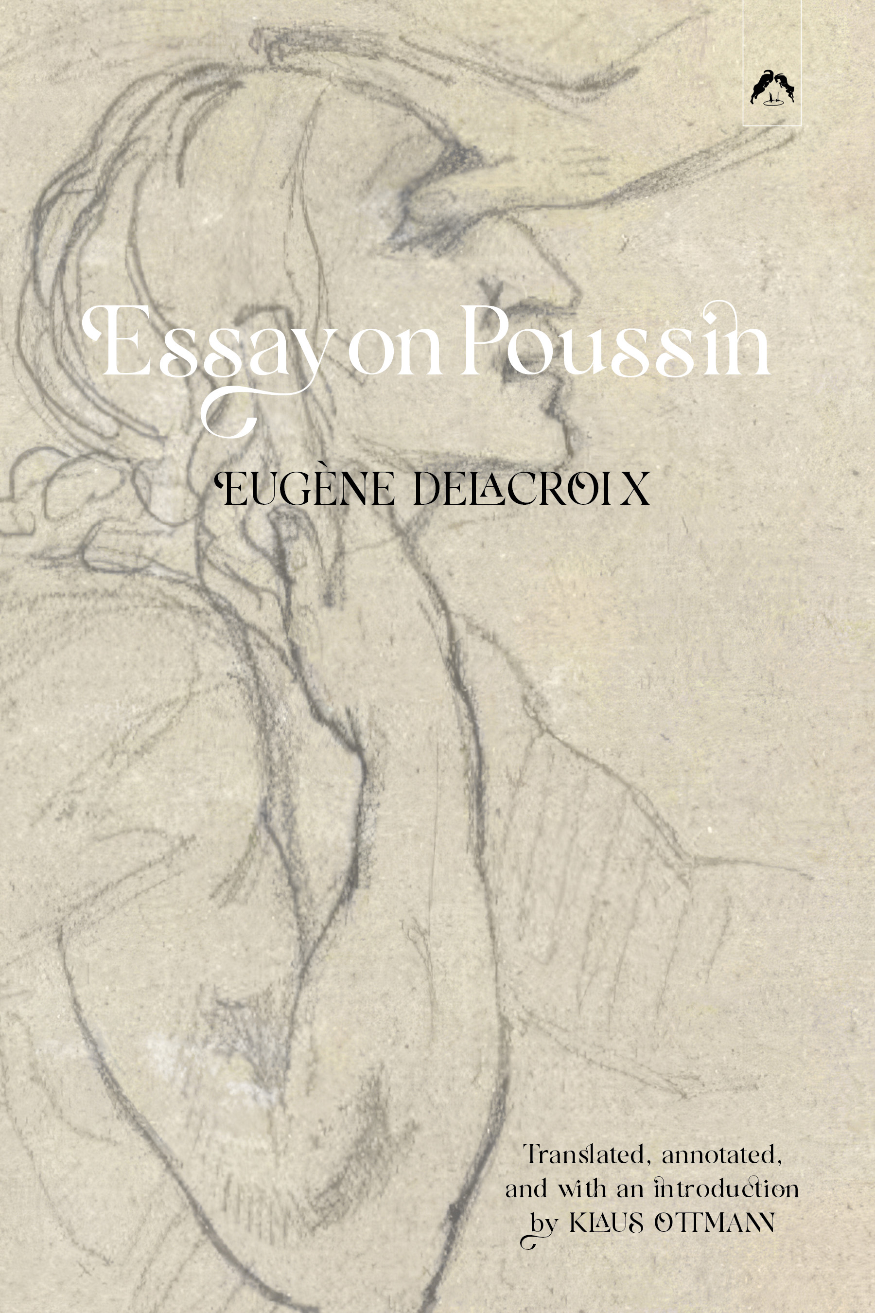 book cover image with drawing by Delacroix after Poussin